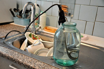 Отключение горячей воды в п.Костино